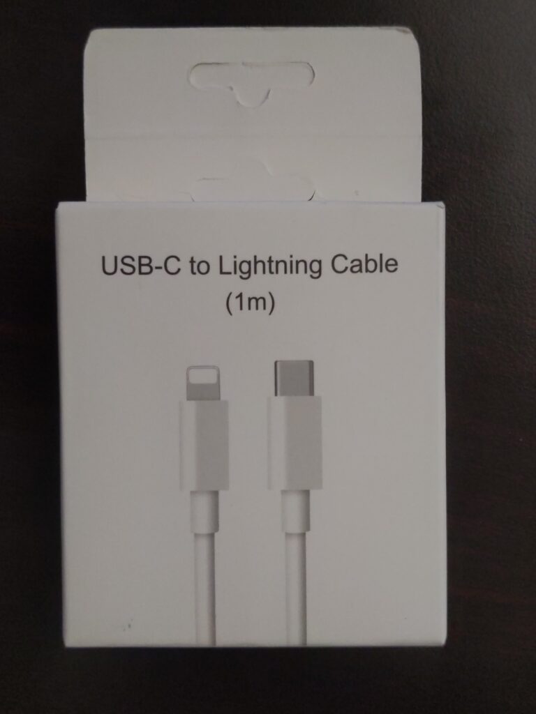 usb to lighting cable